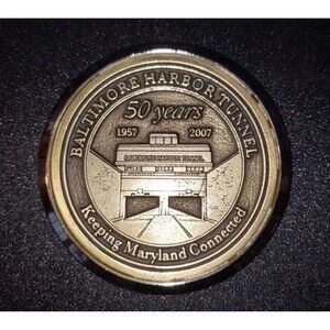 MARYLAND TRANSPORTATION AUTHORITY MDTA Toll Facilities Commemorative Coaster